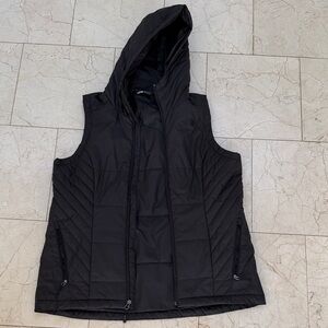 The North Face Women's Black Quilted Hooded Vest